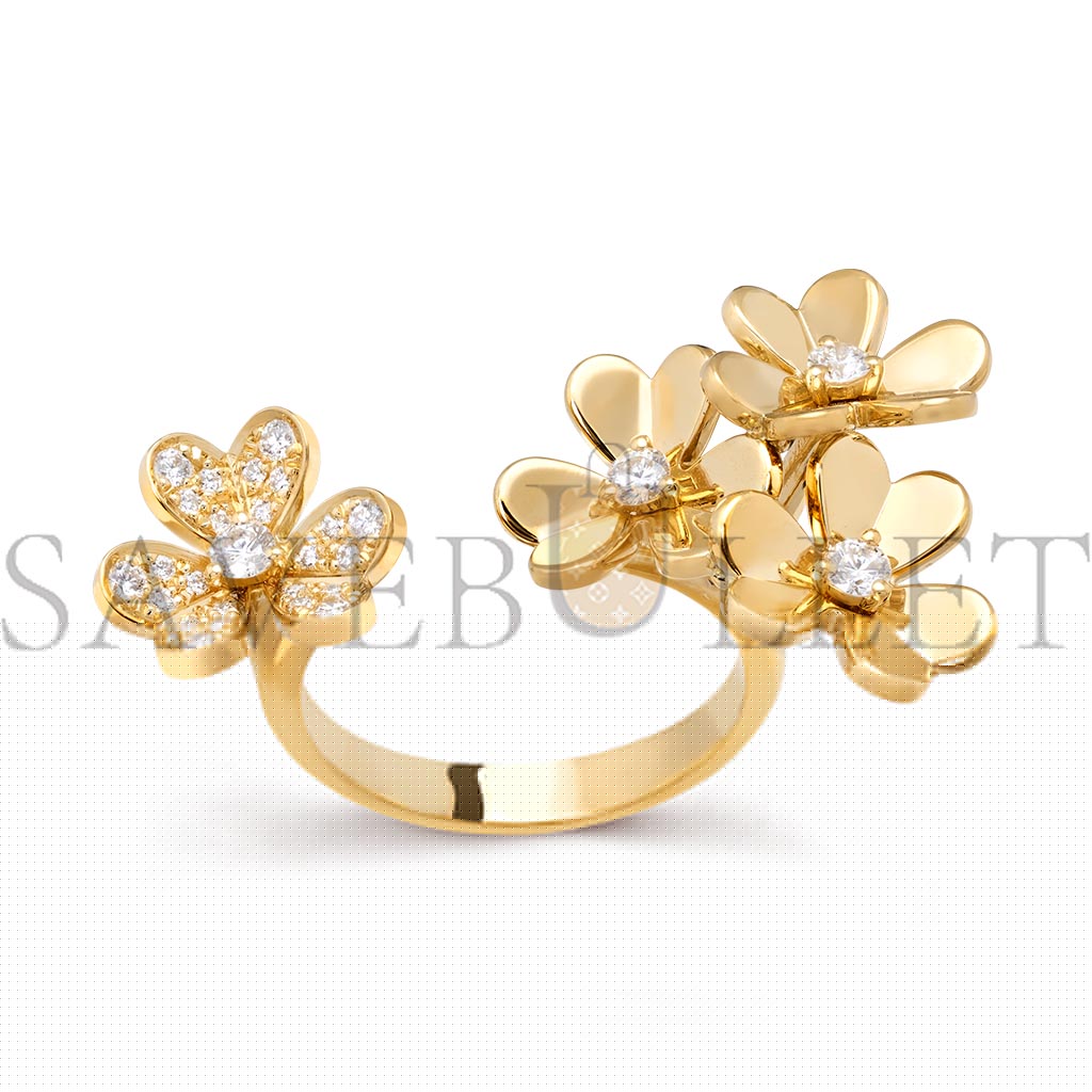 v*n cl*f arpels frivole between the finger ring - yellow gold, Di*m*nd vcarp3w500